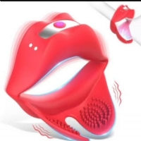 Hot lips vibrating ring